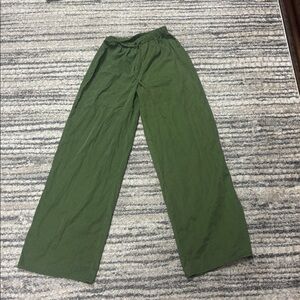 Princess Polly Green Wide-Leg Pants